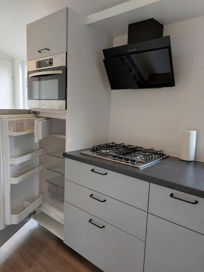 Modern En Chic Chalet Tot 4 Personen Op De Veluwe Recreatiepark De Oude Driest Putten Esterno foto